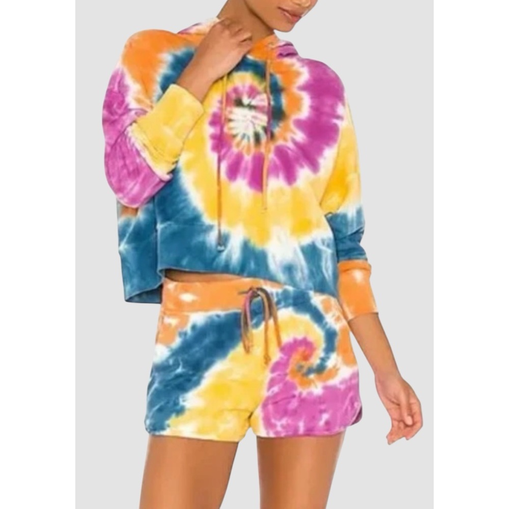 DAYDREAMER | Hoodie/Shorts Set! Double Trouble Tie Dye Set, Size M/L